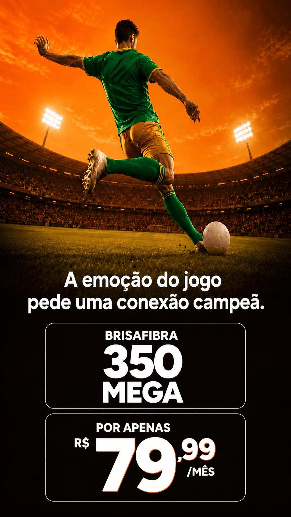 Internet 100% Fibra. 500 mega + 20GB no celular + globoplay por R$99,99/mês. Assine agora..